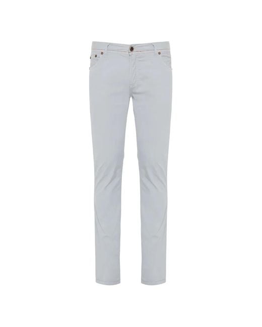 richard j. brown Gray Tokyo Logo-Embroidered Slim-Fit Trousers for men