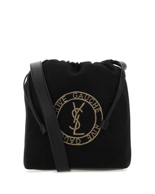 Saint Laurent White Embroidered-Logo Tote Bag for men