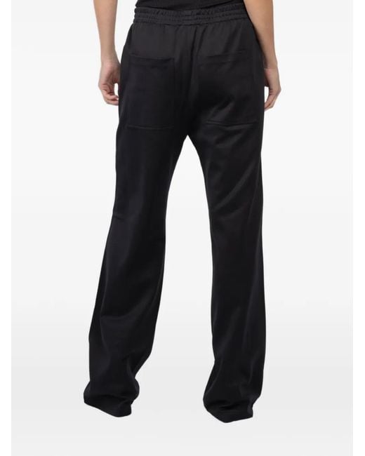 Tibi Black Scottie Track Pants