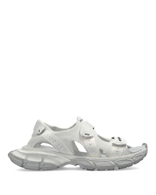 Balenciaga White 3xl Chunky Sandals for men