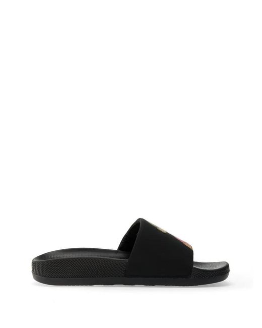Skechers Black Dr. Bombay Graphic-Print Slides for men