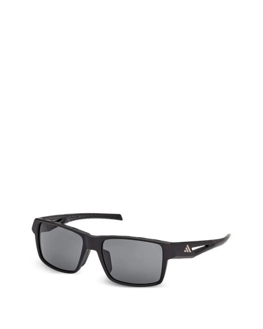 Adidas Gray Kleon Rectangle-Frame Sunglasses for men