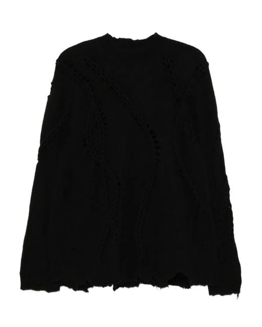 JNBY Black Pullover Mit Zopfmuster