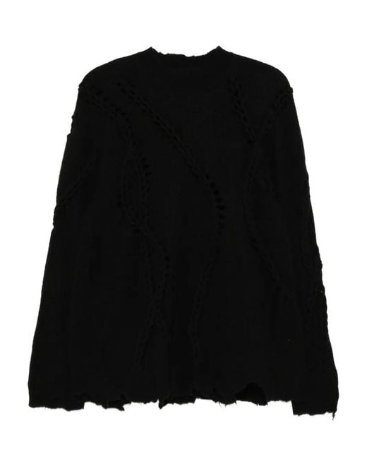 JNBY Black Cable Knit Jumper