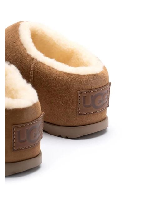 Ugg Brown Pumped Slipper
