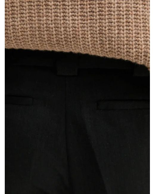 Won Hundred Black Back-Pocket Trousers for men