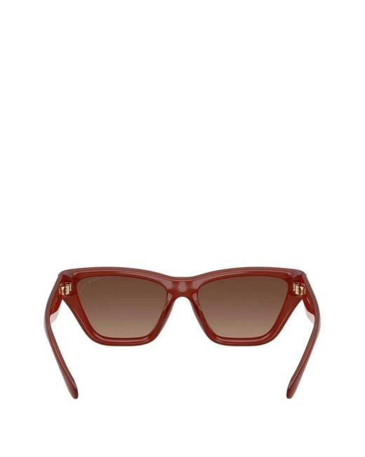 COACH Brown Cat-Eye Frame Sunglasses
