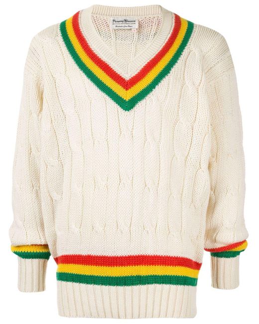 Rowing Blazers Cricket Jumper in Yellow 