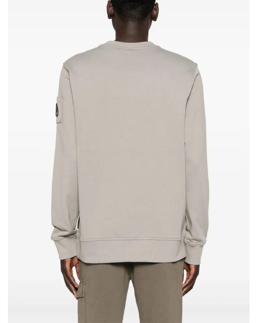 Moose Knuckles Gray Logo-Plaque Sweatshirt for men