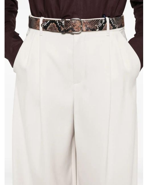 Max Mara White Tailored Trousers