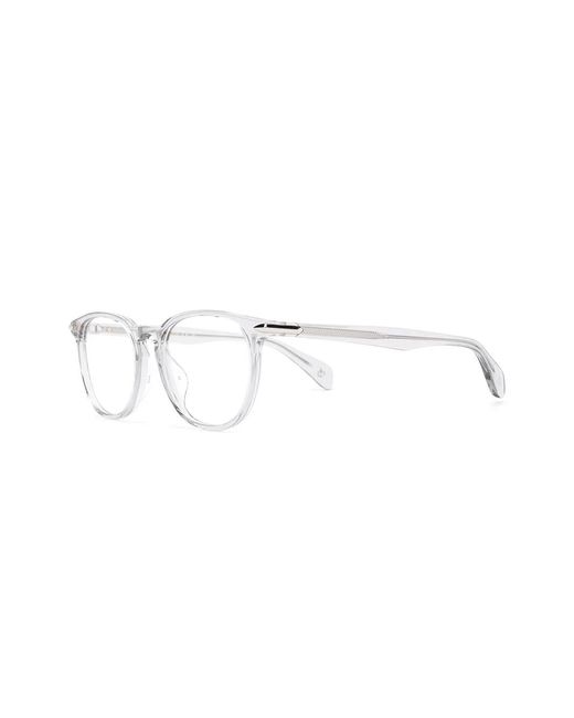 Rag & Bone Gray Square-Frame Glasses