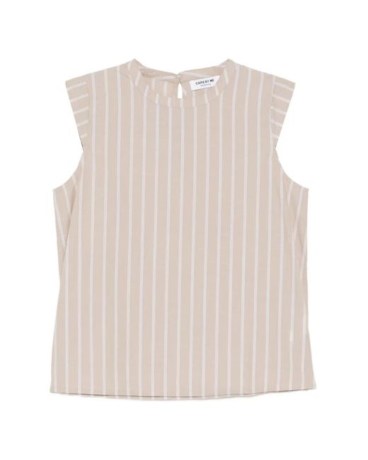 Care By Me Natural Laura Leaf Top