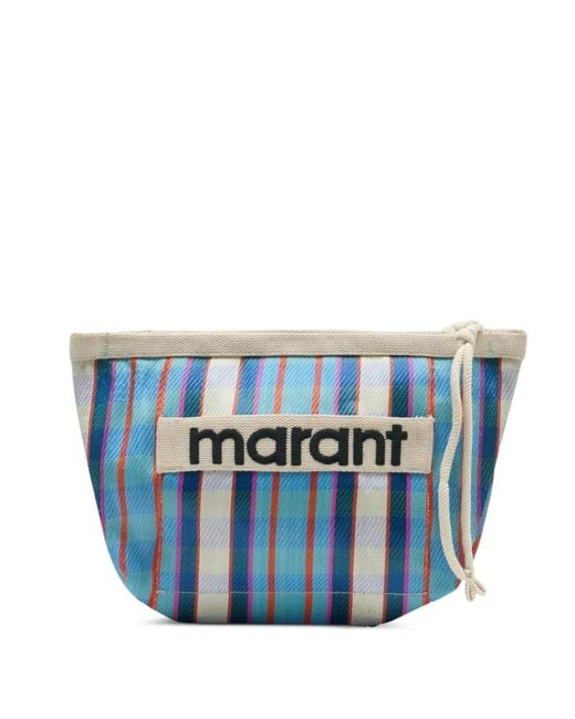 Isabel Marant Blue Powden Clutch Bag