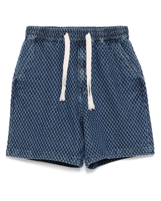 FIVE CM Blue Drawstring Denim Shorts for men