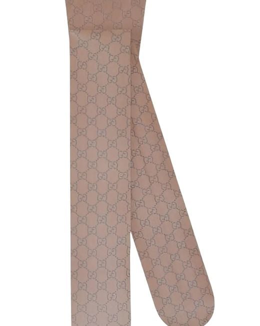 Gucci Gray Logo Tights