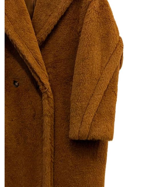 Max Mara Brown Double-Breasted Coat