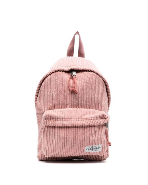 Eastpak Pink Orbit Velvet-effect Backpack