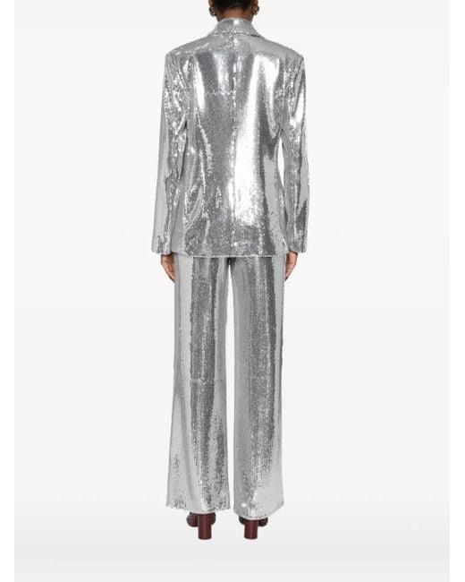 Patrizia Pepe スパンコール ジャケット Gray