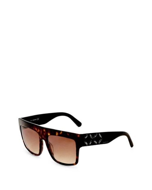 Swarovski Black Tortoiseshell-Effect Sunglasses