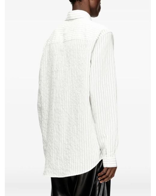 DIESEL White Striped Shirt for men