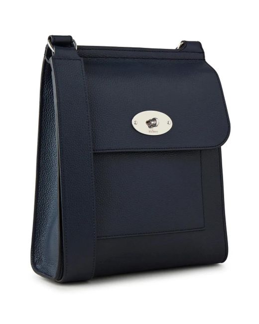 Mulberry Blue Antony Leather Shoulder Bag for men