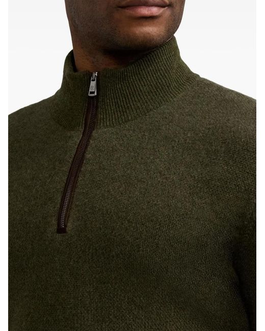 Ralph Lauren Green Half-Zip Sweater for men