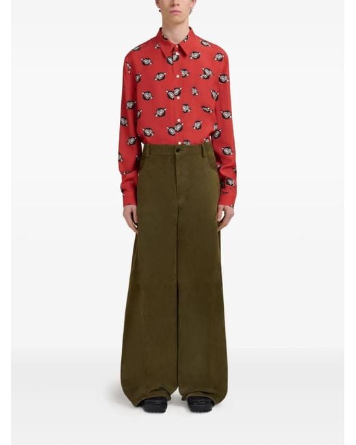Marni Green Pantalone for men