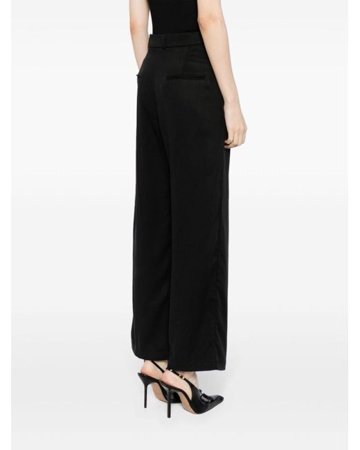 Reformation Black Mason Cropped Trousers