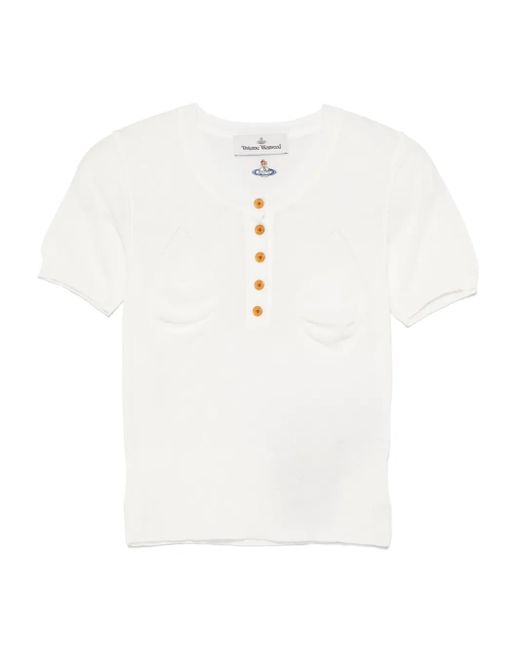 Vivienne Westwood White Tit Top