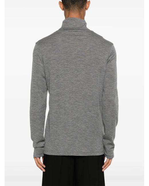 Rohe Gray Wool Sweater for men