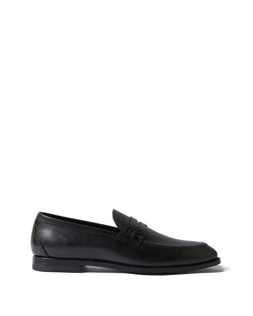 Scarosso Black Giorgio Penny Loafers for men
