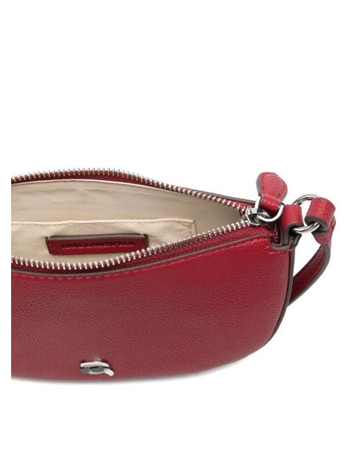 Karl Lagerfeld Red Schultertasche mit Logo-Patch