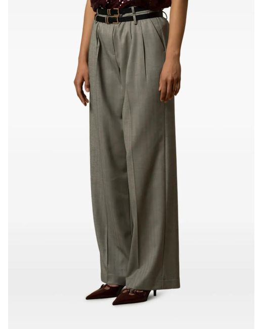 Kocca Green Gregor Pleated-Front Trousers