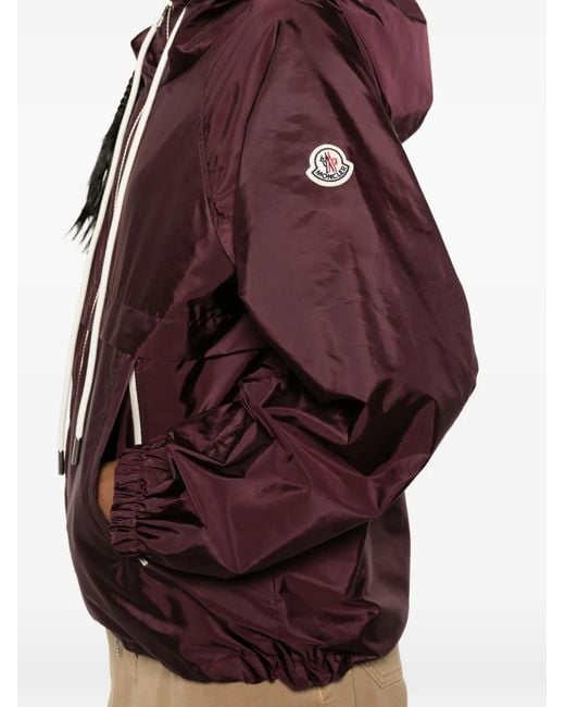Moncler Purple Coquelicot Hooded Zip Jacket