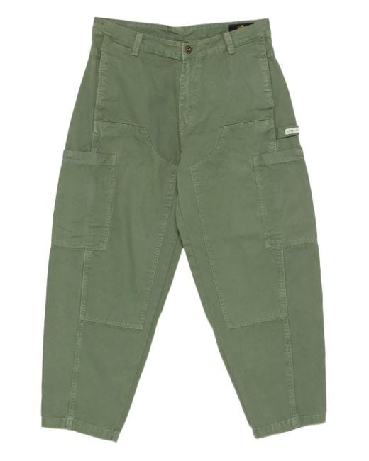 Alpha Industries Hose mit Kontrasteinsätzen in Green für Herren