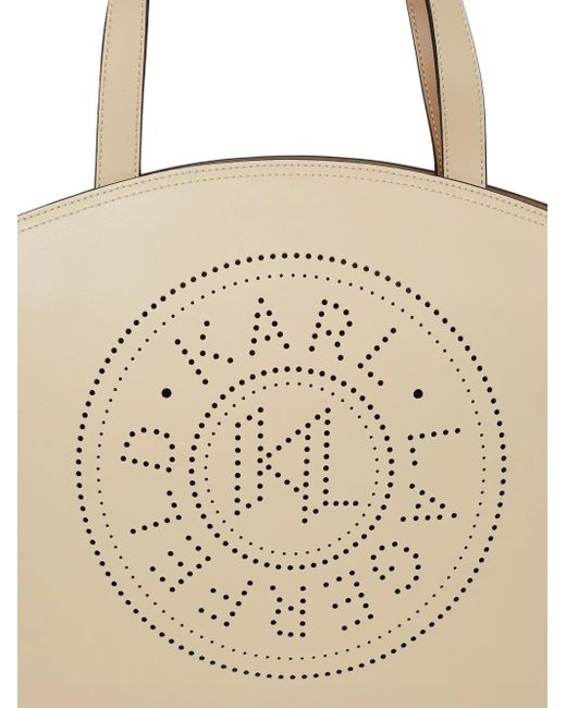 Karl Lagerfeld Natural Medium K/Circle Tote Bag