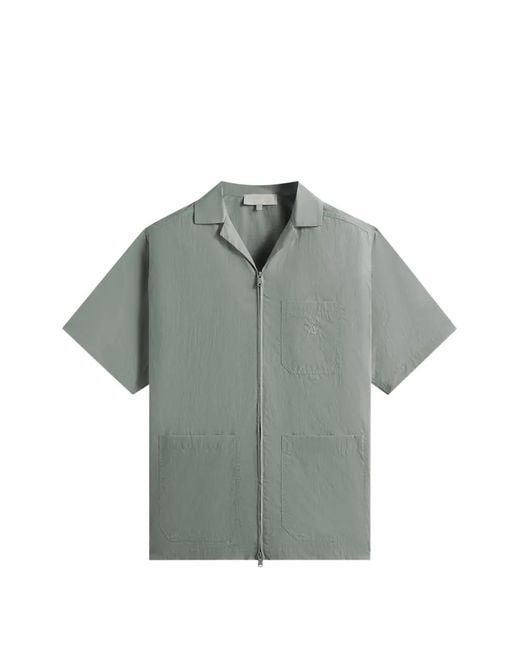 Kith Gray Kaydin Zip T-Shirt for men
