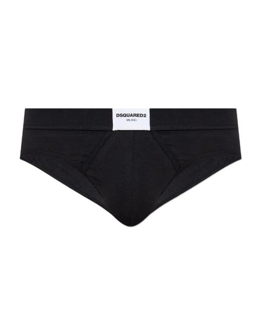 DSquared² Black Logo Boxers for men