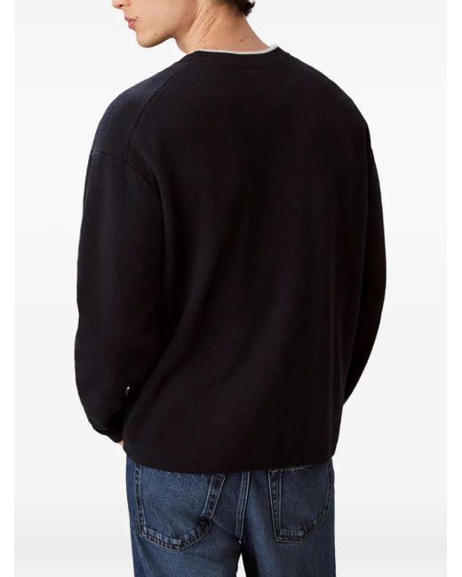 Pull À Logo Calvin Klein pour homme en coloris Blue