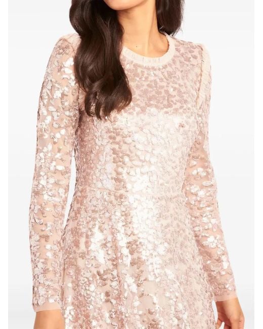 Robe Mi-Longue Rosanna À Détail De Laçage Needle & Thread en coloris Pink