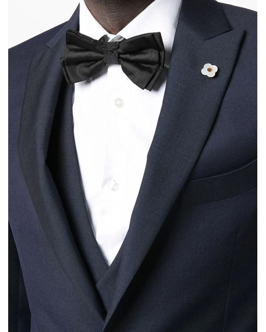 Lardini Blue Single Breasted Suit for men