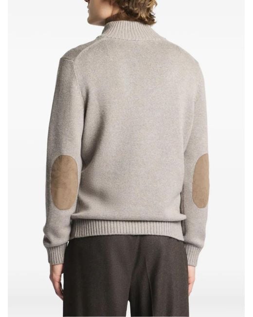 Fay Gray Toggle-Fastening Wool Sweater for men