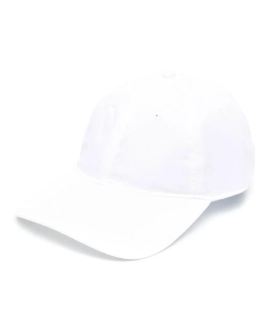Lacoste White Curved-Peak Baseball Cap