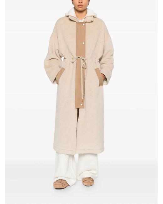 Eleventy Natural Zip-Up Coat