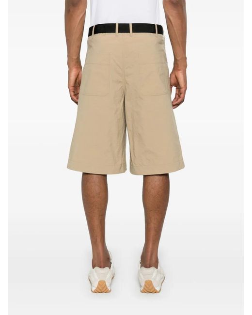 Bermudas De Algodón Plan C de hombre de color Natural