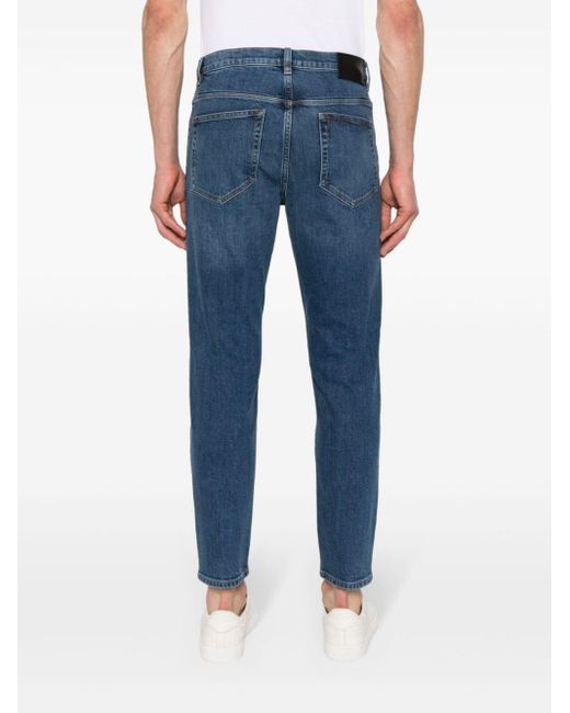 Theory Blue Tapered-leg Jeans for men