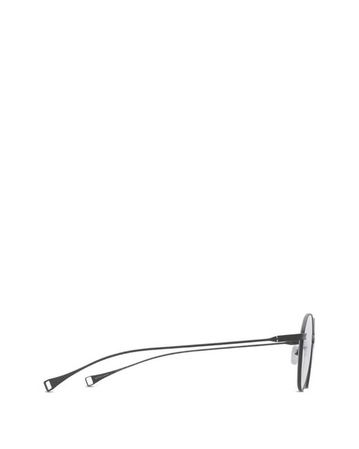 Dita Eyewear White Lunettes De Vue À Monture Ovale