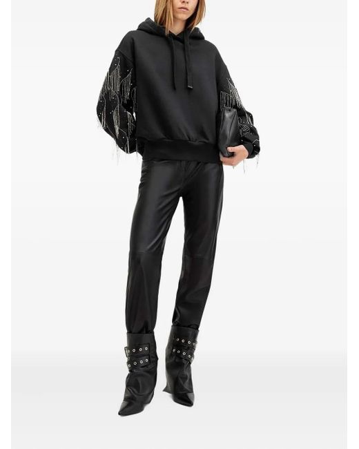 Sudadera con capucha y cristal AllSaints de color Black