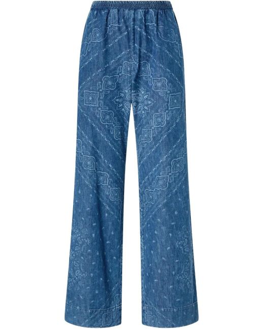 Pinko Blue Jeans mit Bandana-Print