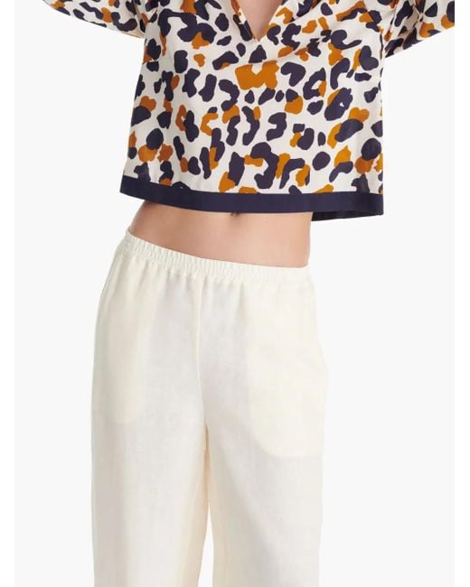Eres White Select Wide-Leg Trousers